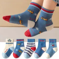 Kit 18 Pares de Meias Infantil e Bebê Menino Estampadas