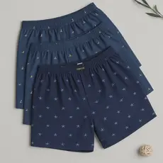 Kit com 3 Cuecas Samba Canção de Liganete - Cores e estampas Variadas