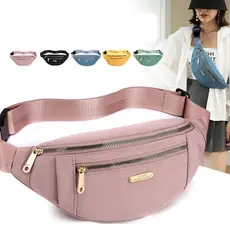 Bolsa À Prova D'água Para O Peito Da Cintura Feminina Mensageiro De Lona De Corpo Cruzado Estilo Coreano D'água