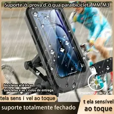 ⭐ Suporte De Celular ⭐ Guidão Articulado Para Moto Bike Bicicleta Tela de Até 6,7" Polegadas