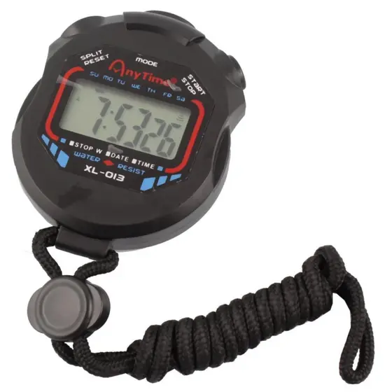 Cron么metro Progressivo De M茫o Hora C/ Corda com fun莽茫o de alarme nata莽茫o, corrida, fitness OI5748