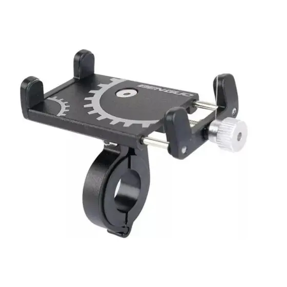 Suporte de Celular GPS Universal para Bike, Moto e Bicicleta - Alumínio Resistente e Ajustável