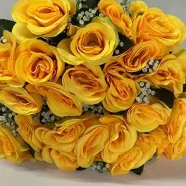 Rosa artificial 24 flores Unidade = 1 galho com 24 rosas