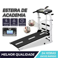Esteira de Caminhada Mecânica Self Machine com Display suporta 120kg