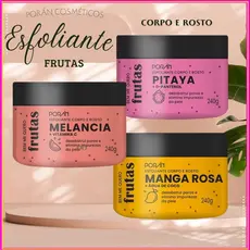Tálinda - Esfoliante Corpo e Rosto De Frutas Mega Cheirosos - Poran