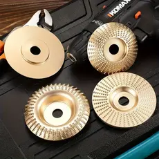 Jogo 4 peças Disco De Desbaste Madeira para Esmerilhadeira 100mm 4 polegadas