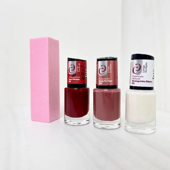 Esmalte Branquinho Básico Doce Desejo Nude Perfect unhas tradicionais esmalte tradicional manicure unhas