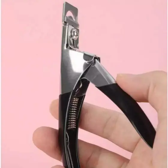 Alicate Cortador De Tips Unha Postiça Acrigel Alongamento De Unhas Profissional
