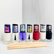 Esmaltes e Fita Líquida Base e Top Coat e Óleo secante esmalte tradicional manicure tradicional iniciante
