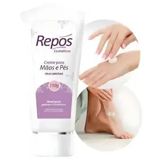 Creme Hidratante Mãos e Pés Peles Sensíveis 110g Repós
