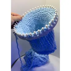 Tear para Amigurumi We Care About,Tear Afegão Infinity Loom,tricô máquina manual tricô 18cm