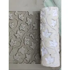 Rolo Texturizado para Gesso, Argila e Pasta Acrílica,textura decorativa 12 cm Transforme Suas Paredes com Estilos Únicos