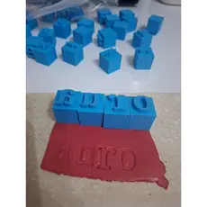 Carimbo de Alfabeto Letras para Marcar Massas Pasta Americana e Biscuit,carimbo para cerâmica letras minúsculas