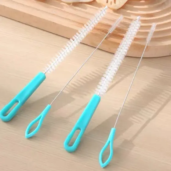 Kit 2 Pecas Escovas de Escova para Limpeza de Canudos Reutilizavel