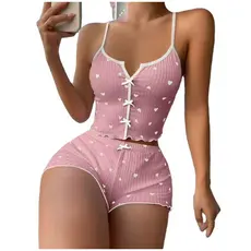 Conjunto de Pijama Sensual - Baby Doll Cetim Feminino Blogueirinha