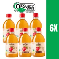 Vinagre de Maça Orgânico 4,2% 4 Estações - KIT 6 Unidades de 450ml cada