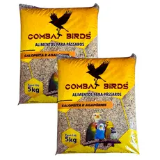 10 KG MISTURA DE SEMENTES LIMPAS PARA CALOPSITAS - COMBAT BIRDS