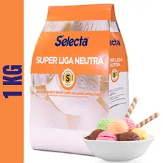 Super Liga Neutra Estabilizante em para Sorvetes e Picolés Artesanais 1Kg