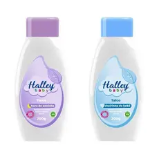 Halley Baby Talco Kit 1 Hora do Soninho e 1 Cheirinho de Bebê cada 200g