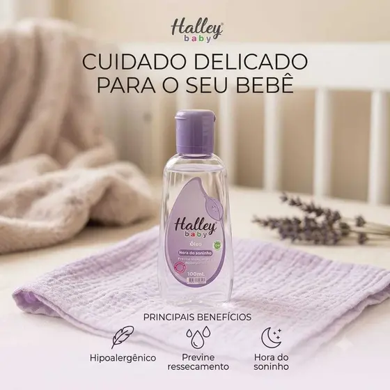 Halley Baby Óleo Infantil Hora do Soninho 100ml