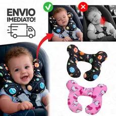 Almofada de Viagem para Pescoço Cabeça e Ideal para Bebê Conforto Super Confortável