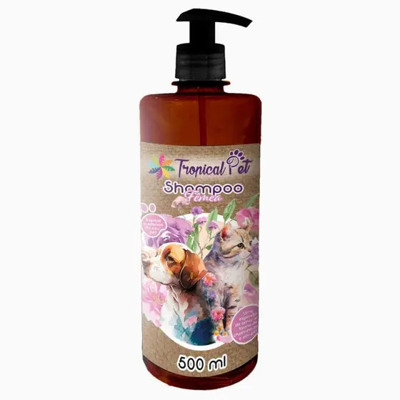✨ Shampoo Pet Fêmea 500ml - Suave & Brilhante ✨