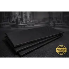 COLCHONETE PRETO ACADEMIA / YOGA / PILATES - 90x40x3cm - DUPLA COSTURA TRAVETADA