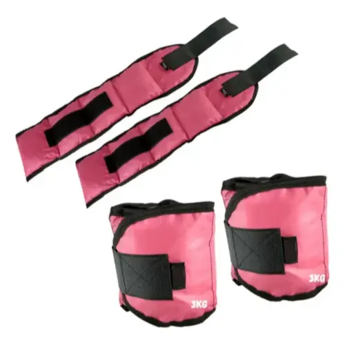 Tornozeleira/Caneleira de Peso Unidade 1KG ROSA Crossfit/Fitness/Academia/Musculação