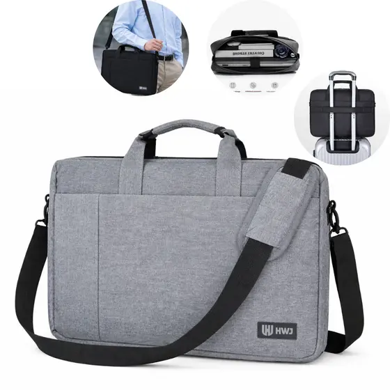 Bolsa Case Capa Notebook  Pasta  Trabalho Estudo 13 a 17 polegadas Alça Transversal Maleta Executiva