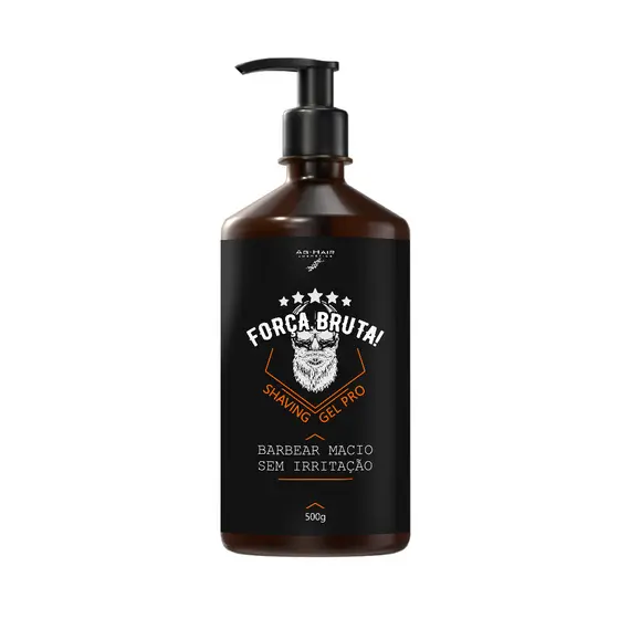 Shaving Força Bruta – Deslize Poderoso, Proteção Total, Zero Irritação