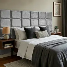 kit Ate 10 Cabeceira Cama Box Casal Queen King Solteiro Módulo 40x30 Estofado Adesivo Luxo Suede