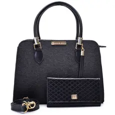 Bolsa Feminina Angike Casual Tote Média Alça Tranversal De Ombro + Carteira Feminina