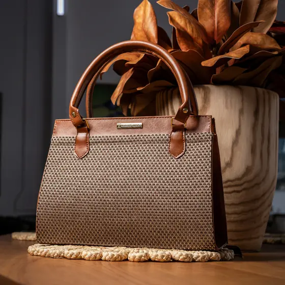 Bolsa Feminina Média Satchel Elegante Tote