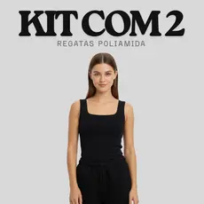 Kit com 2 Regatas Femininas – Leveza, Qualidade e Estilo