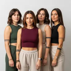 Kit 4 Cropped Feminino de Ribana – Malha Macia e Modelagem Perfeita