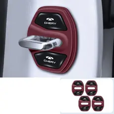 Chery Tiggo 7 Capa De Silicone Para Fechadura De Porta E Almofada De Proteção De Amortecedor-Rolha Anti-Chocalho