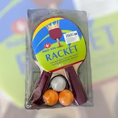 Kit Ping Pong Tênis de Mesa Raquetes e Bolinhas Sem Rede