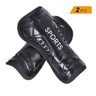 Caneleira Futebol Sports Equipamento De Proteção 18cm Preta