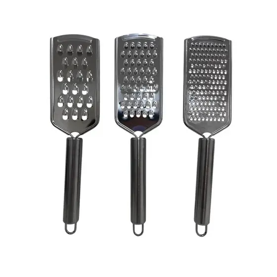 Ralador de queijo e legumes em aço inox 24cm