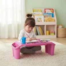 Mesa Mesinha Infantil Multiuso P/ Atividade, Alimentação Diversão, Desenhar, Pintar e Brincadeiras 56x30X22,5 CM