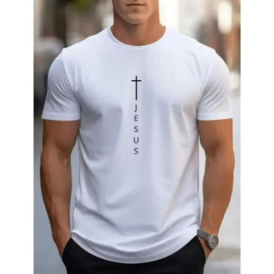 Camiseta Masculina feminina Jesus cruz t-shirt blusa 100% algodao malha premium 30.1