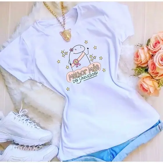 T-shirt Camiseta Feminina Dia Das Mães Diversas Estampas