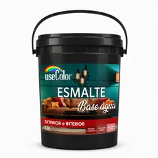 Tinta Esmalte Base Água 18L Multi Metais e Madeiras Acabamento Fosco e Brilhante Odor Suave Boa cobertura
