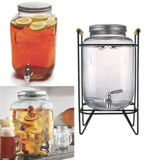 SUQUEIRA DE VIDRO 8L DISPENSER ESTILO VINTAGE BEBIDAS ESTILO RETRO VIDRO