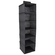 ORGANIZADOR GRANDE 120CM COM 6 PRATELEIRAS E DIVISÓRIAS PARA CLOSET