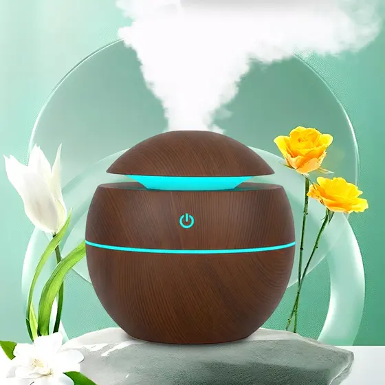 Umidificador Difusor De Ar Purificado Aromatizador De Ambiente Humificador Liviam O Ar Seco E Hidratam A Pele