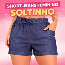 Short jeans feminino, básica, Bermuda soltinha casual, praia, dia a dia casa rua elegante e macia