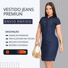 vestido jeans soltinho feminino, chemise feminino casual,