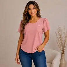 Blusa Feminina Premium Manga Curta Confortável e Estilosa e confortável