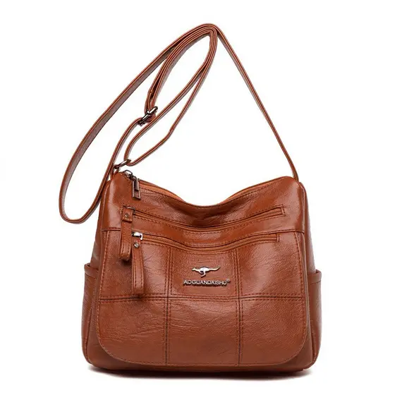 CHENXIAOHONG Bolsa Feminina Transversal , Multi-Camadas , Macia , Estilo Casual e Fashion